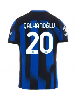 Billige Inter Milan Hakan Calhanoglu #20 Hjemmedrakt 2023-24 Kortermet